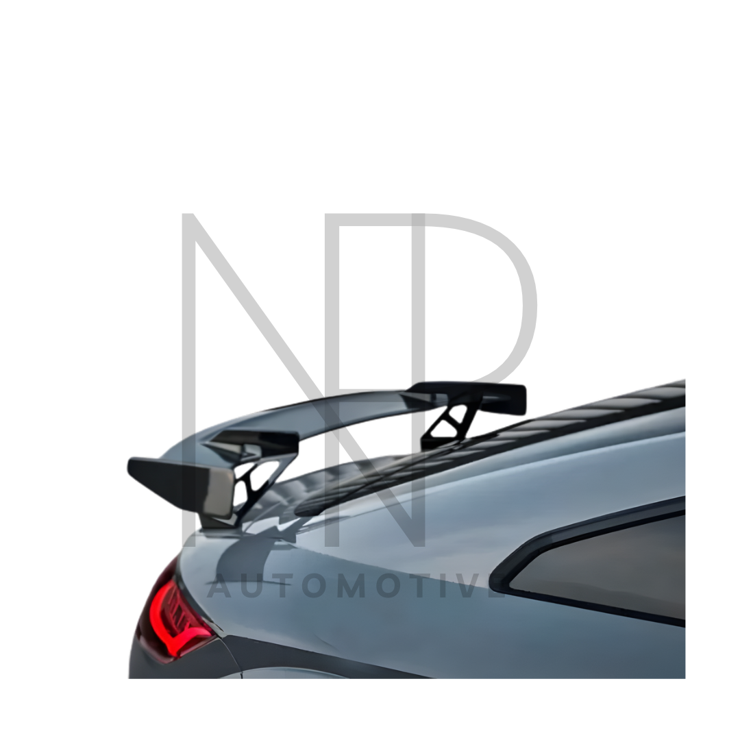 SPOILER POSTERIORE NP STYLE RS CARBONIO PRE PREG AUDI TT TTS TTRS MK3