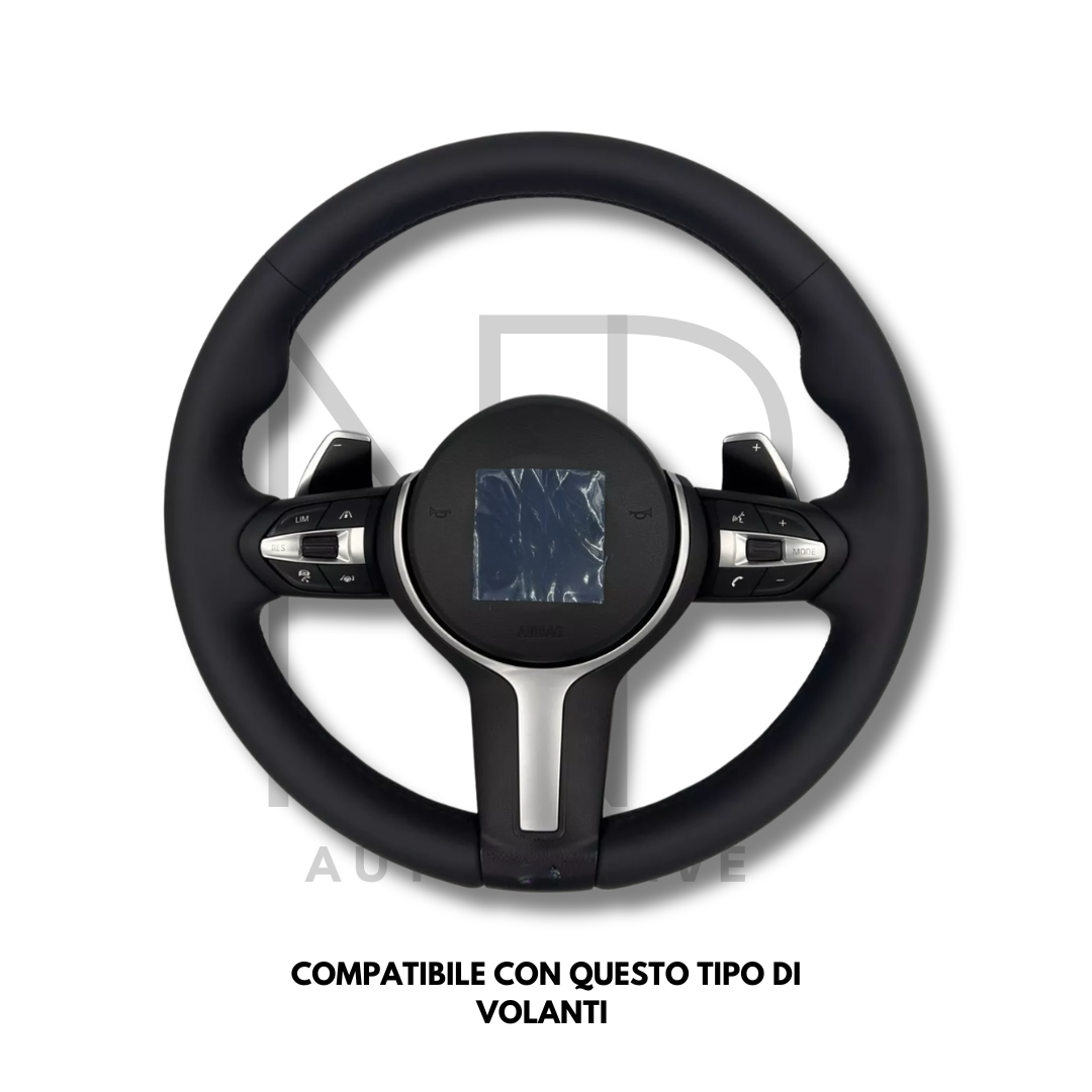 INSERTO VOLANTE M CARBONIO LUCIDO BMW SERIE 1 2 3 4 5 6 7 X