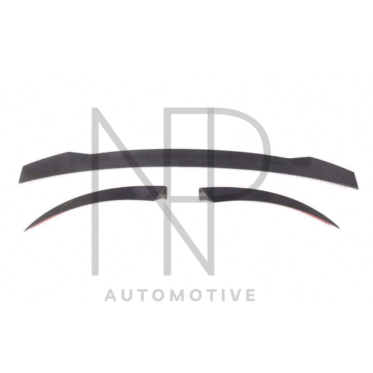 SPOILER POSTERIORE NP STYLE CARBONIO PRE PREG AUDI TT TTS TTRS MK3