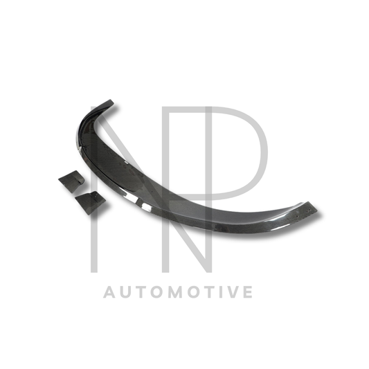 SPOILER ANTERIORE PORSCHE TAYCAN FIBRA DI CARBONIO STILE TURBO GT