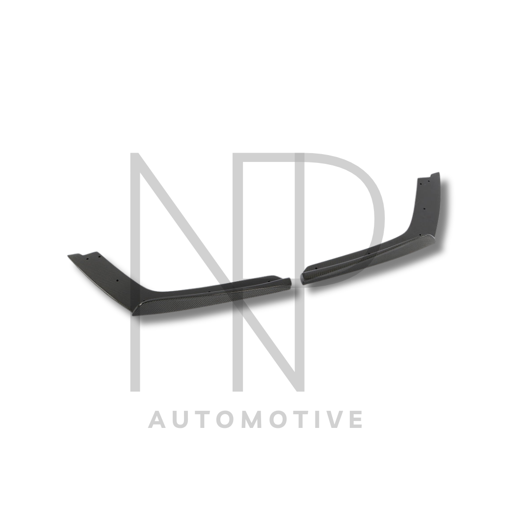CANARD LATERALI POSTERIORI BMW M4 F82 F83 M3 F80 FIBRA DI CARBONIO NP STYLE