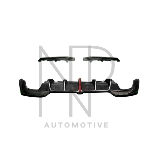 DIFFUSORE POSTERIORE NP STYLE CARBONIO PRE PREG BMW SERIE 3 G20 G21