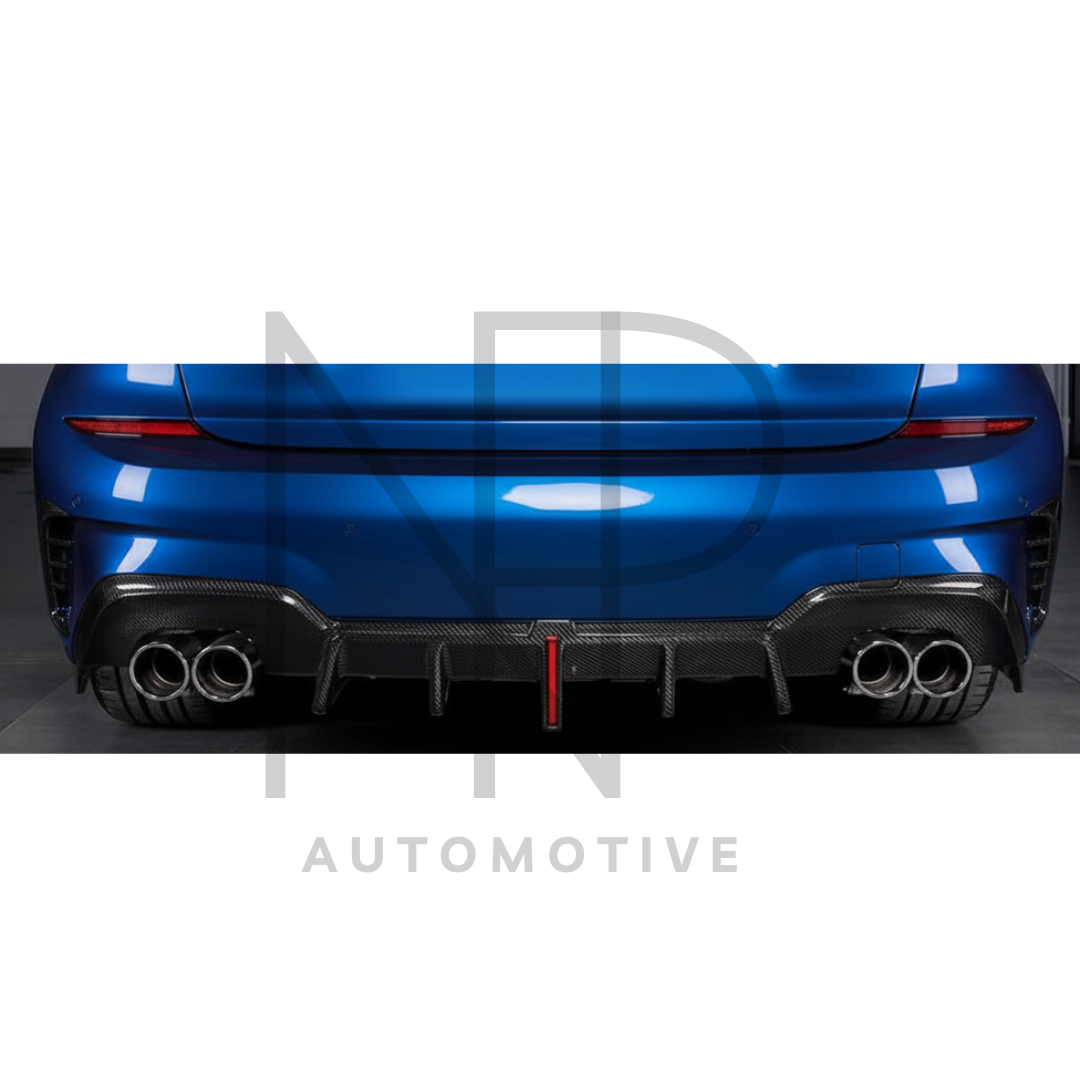 DIFFUSORE POSTERIORE NP STYLE CARBONIO PRE PREG BMW SERIE 3 G20 G21