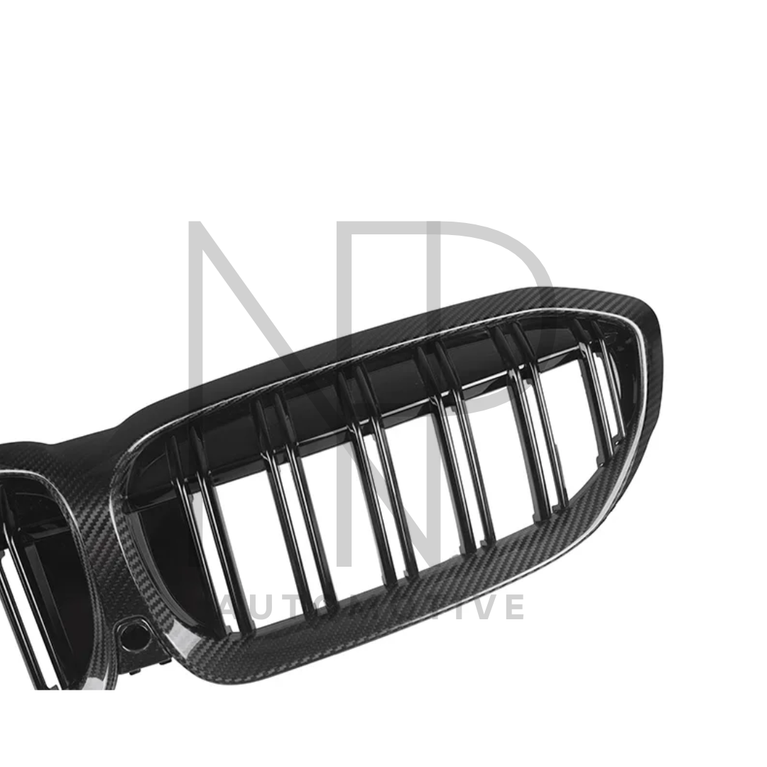 GRIGLIA ANTERIORE STILE M PERF CARBONIO PRE PREG BMW SERIE 3 G20 G21 PRE LCI