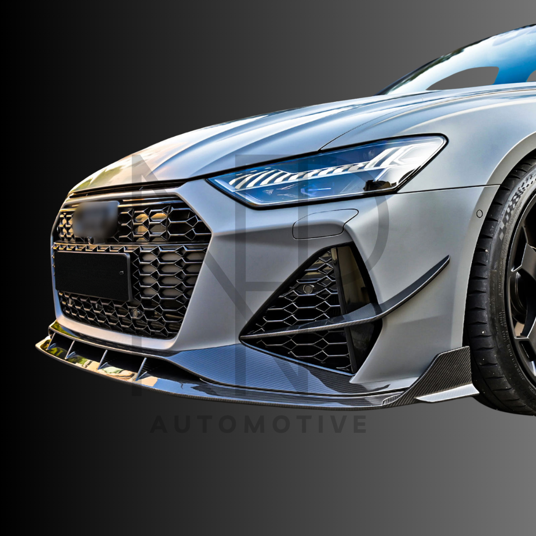 LIP ANTERIORE CARBONIO PRE-PREG AUDI RS6 C8 STILE PK