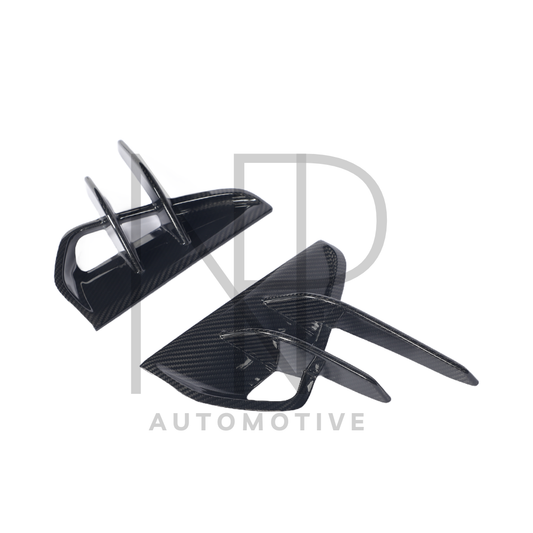 PRESE ARIA ANTERIORI CON CANARD NP STYLE CARBONIO PRE PREG AUDI RS3 8Y RESTYLING