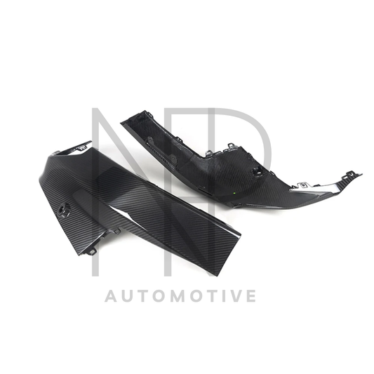 INSERTI LATERALI DIFFUSORE POSTERIORE CARBONIO PRE PREG BMW SERIE 2 G42