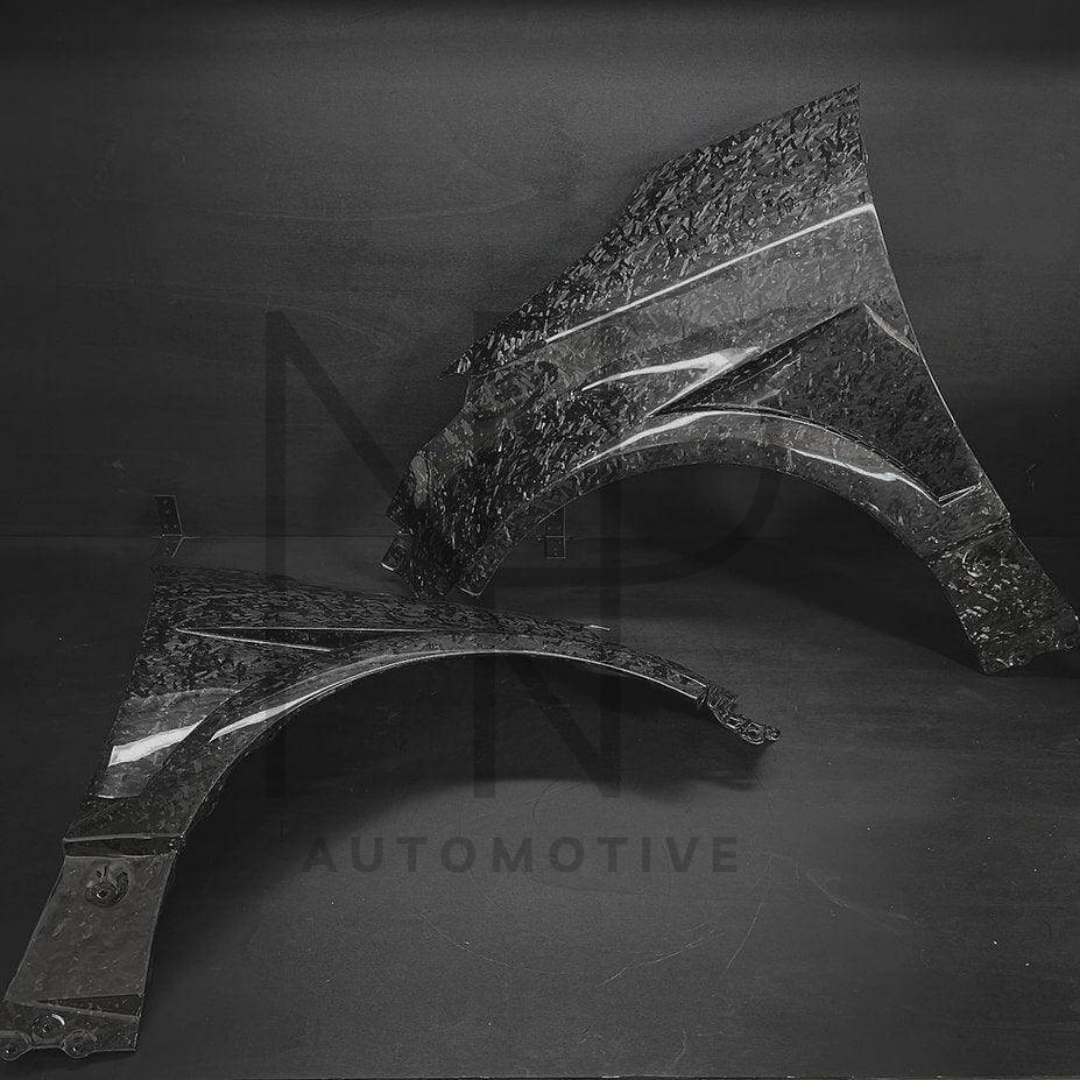 PARAFANGHI ANTERIORI VENTILATI IN FIBRA DI CARBONIO FORGIATO TOYOTA YARIS GR MK1 MK2