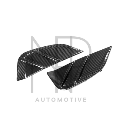 INSERTI LOGHI LATERALI PARAFANGHI FIBRA DI CARBONIO BMW M3 G80 G81