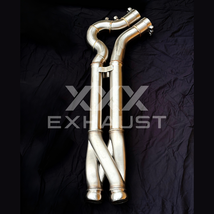 CENTRALE / MID PIPE EQUAL LENGHT Z-PIPE INOX 70 mm OPF DELETE BMW M2 M3 M4 S58