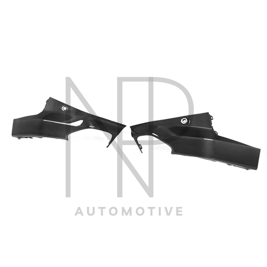 INSERTI LATERALI DIFFUSORE POSTERIORE CARBONIO PRE PREG BMW SERIE 2 G42