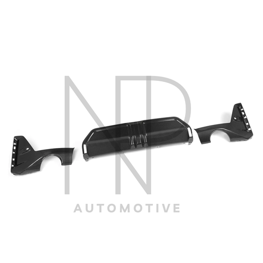 DIFFUSORE POSTERIORE M PERF CARBONIO PRE PREG BMW SERIE 3 G20 G21 LCI