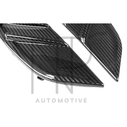 INSERTI LOGHI LATERALI PARAFANGHI FIBRA DI CARBONIO BMW M4 G82 G83