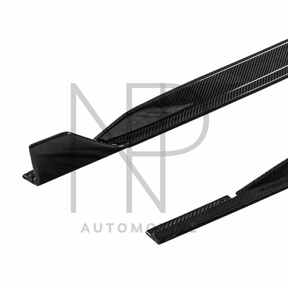 MINIGONNE LATERALI PK STYLE IN CARBONIO AUDI RS3 8Y PRE RESTYLING