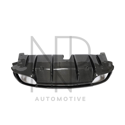 DIFFUSORE POSTERIORE STILE QV CARBONIO PRE PREG ALFA ROMEO GIULIA STANDARD / VELOCE