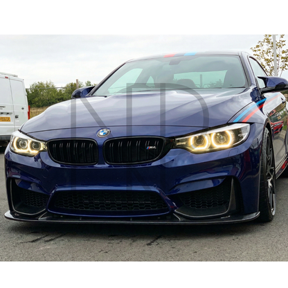 SPOILER ANTERIORE STILE GT4 CARBONIO PRE PREG BMW M3 F80 M4 F82 F83