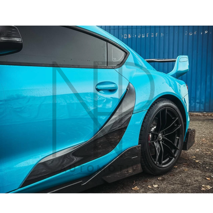 COVER LATERALI PRESE ARIA CARBONIO PRE PREG TOYOTA SUPRA A90 NP STYLE