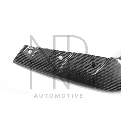 CANARD LATERALI ANTERIORI STILE OEM BMW M3 G80 M4 G82 CARBONIO DRY PRE PREG