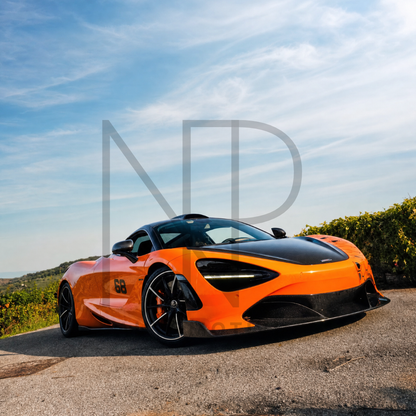 SPOILER ANTERIORE VS IN FIBRA DI CARBONIO PRE PREG MCLAREN 720S