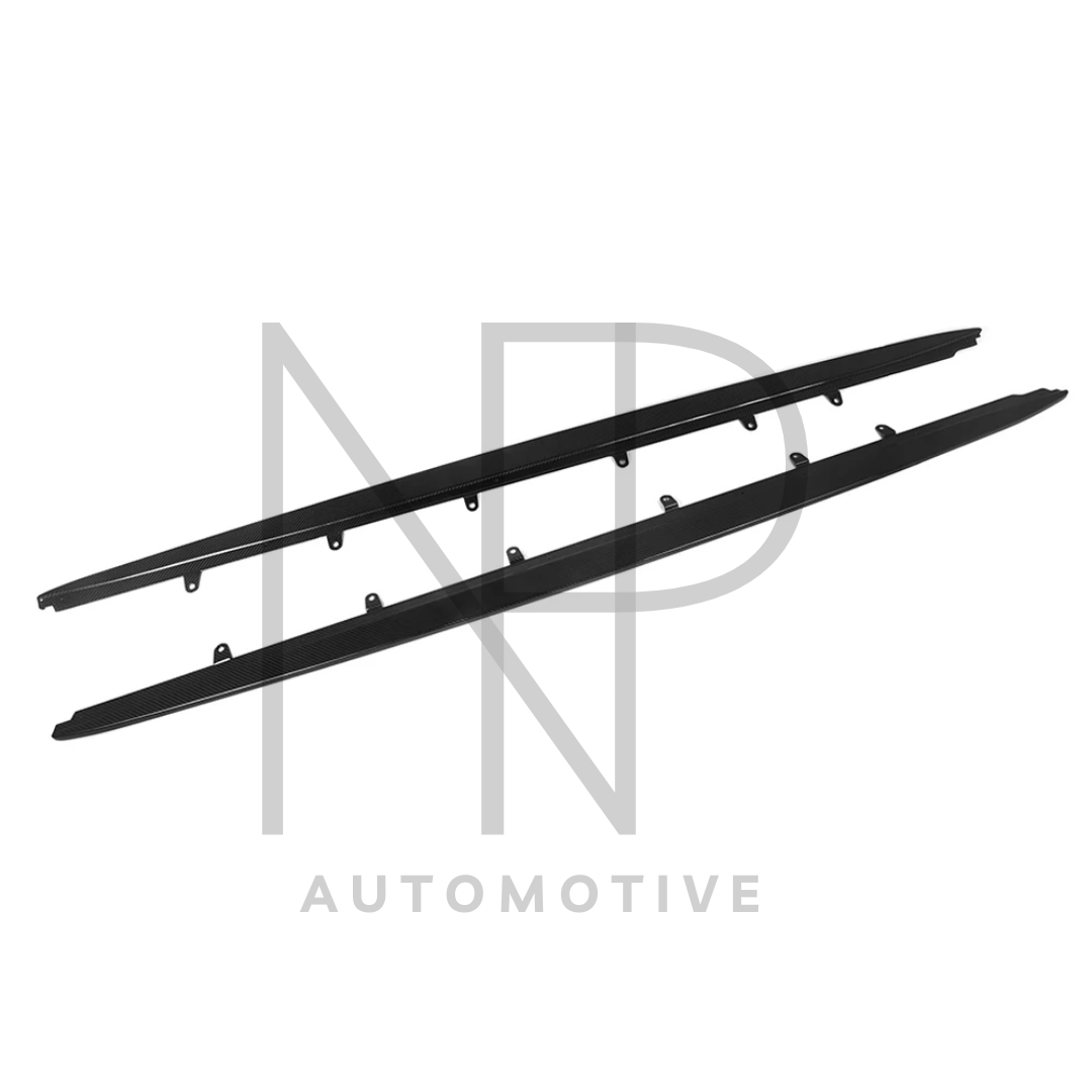 MINIGONNE LATERALI STILE M PERF CARBONIO PRE PREG BMW M5 F90 SERIE 5 G30 G31