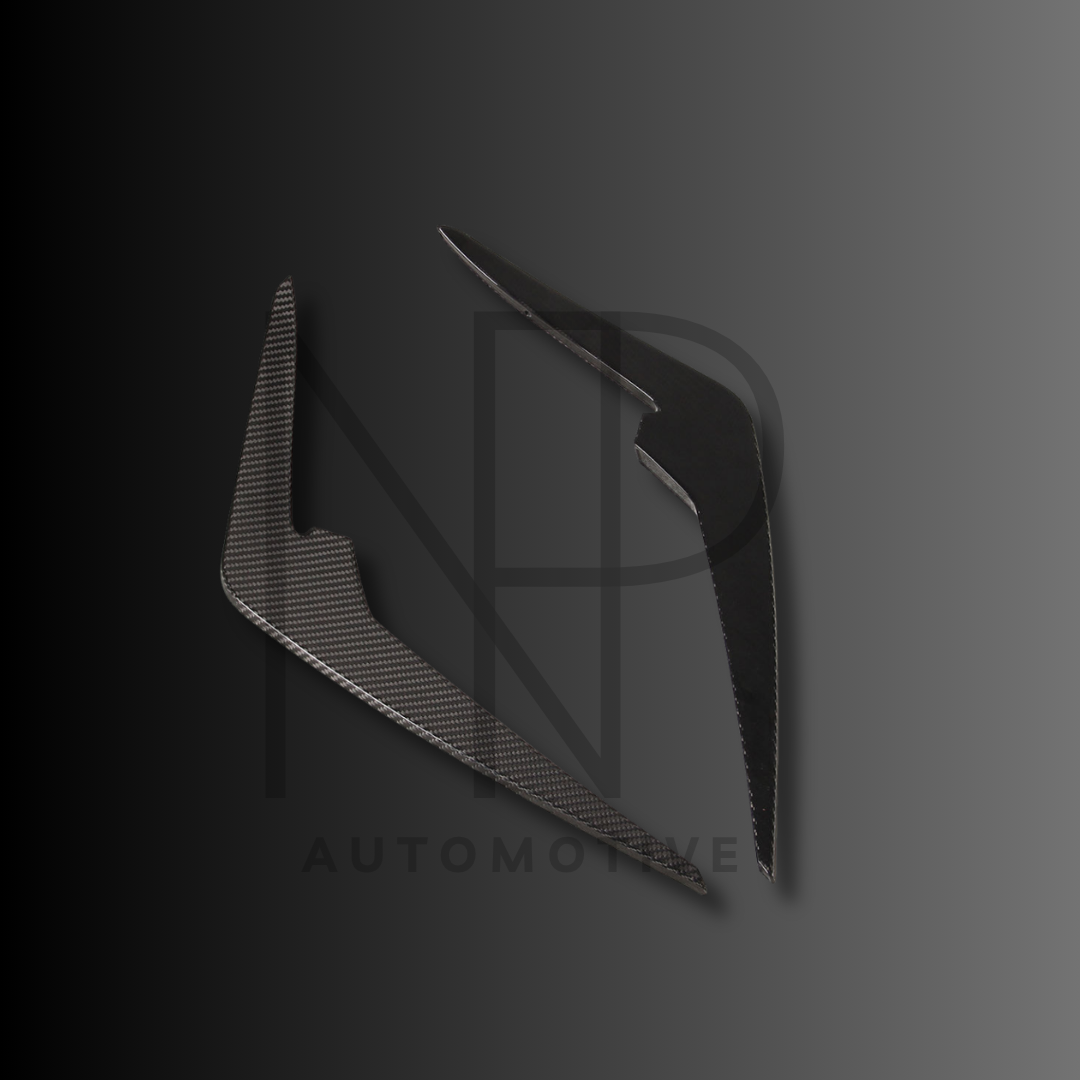 CANARD ANTERIORI IN FIBRA DI CARBONIO PRE-PREG AUDI RS6 C8 STILE PK