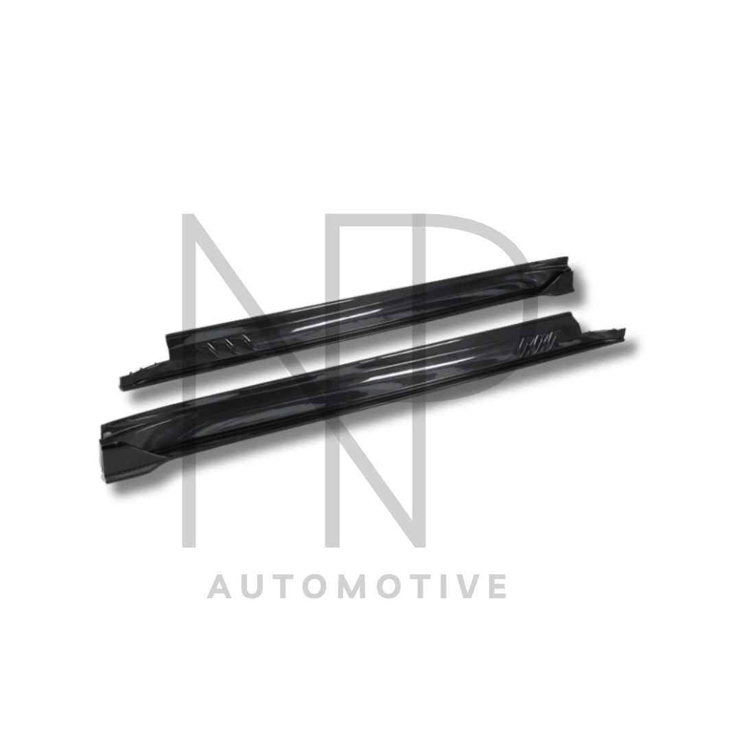 MINIGONNE LATERALI PORSCHE TAYCAN FIBRA DI CARBONIO PK STYLE
