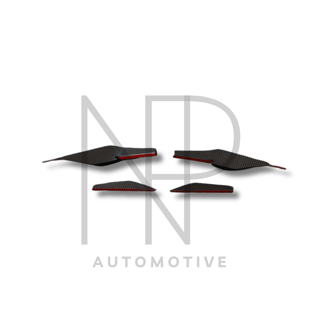 CANARD ANTERIORI AUDI R8 RESTYLING 2019 FIBRA DI CARBONIO STILE GT