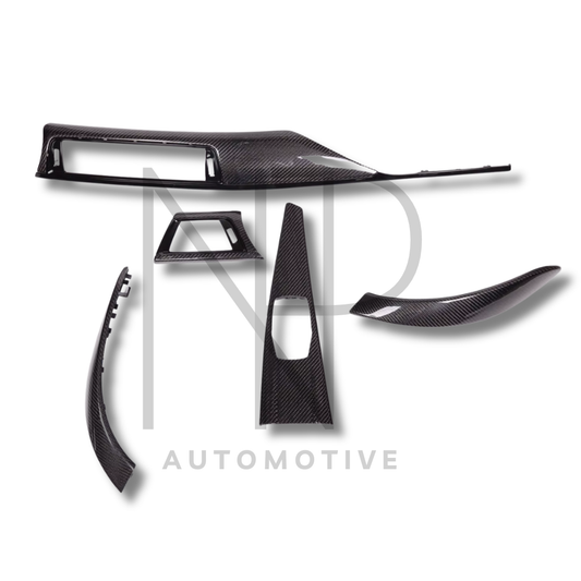 KIT 5 PEZZI INTERNI SOSTITUTIVI CARBONIO BMW M4 F82 F83