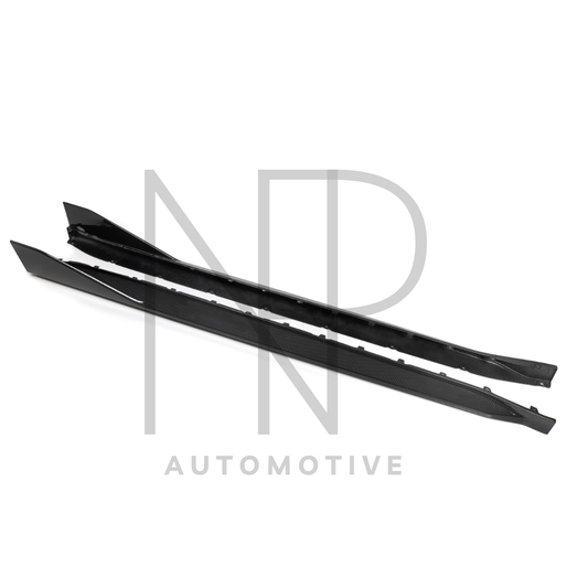 MINIGONNE LATERALI CARBONIO BMW M3 G80 G81 M PERFORMANCE DRY PRE PREG