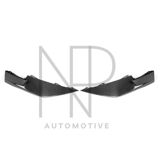 CANARD LATERALI ANTERIORI STILE OEM BMW M3 G80 M4 G82 CARBONIO DRY PRE PREG