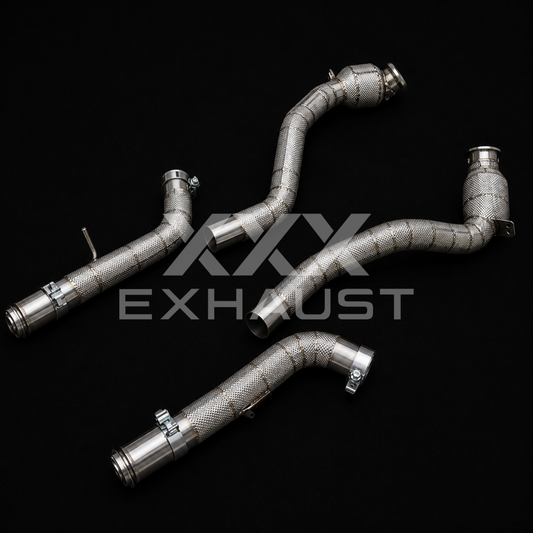 Downpipe Scatalizzati Mercedes-AMG G63 W463A 2023+ M177 Acciaio Inox