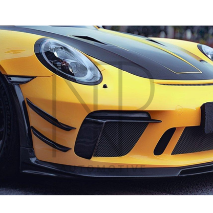 CANARD ANTERIORI C STYLE CARBONIO PRE PREG PORSCHE 911 GT3RS 991.2