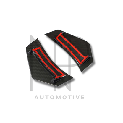 CANARD POSTERIORI LATERALI AUDI R8 RESTYLING 2019 FIBRA DI CARBONIO STILE GT