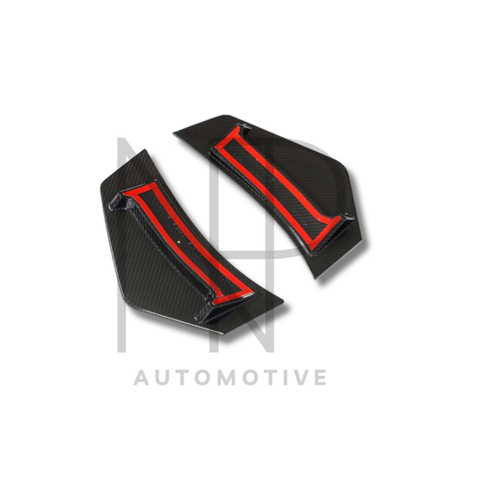 CANARD POSTERIORI LATERALI AUDI R8 RESTYLING 2019 FIBRA DI CARBONIO STILE GT