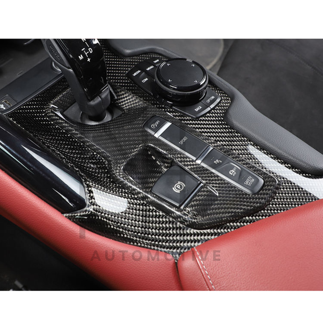 CORNICE CONSOLE CAMBIO CARBONIO PRE PREG TOYOTA SUPRA A90