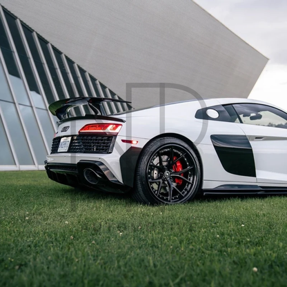 CANARD POSTERIORI LATERALI AUDI R8 RESTYLING 2019 FIBRA DI CARBONIO STILE GT
