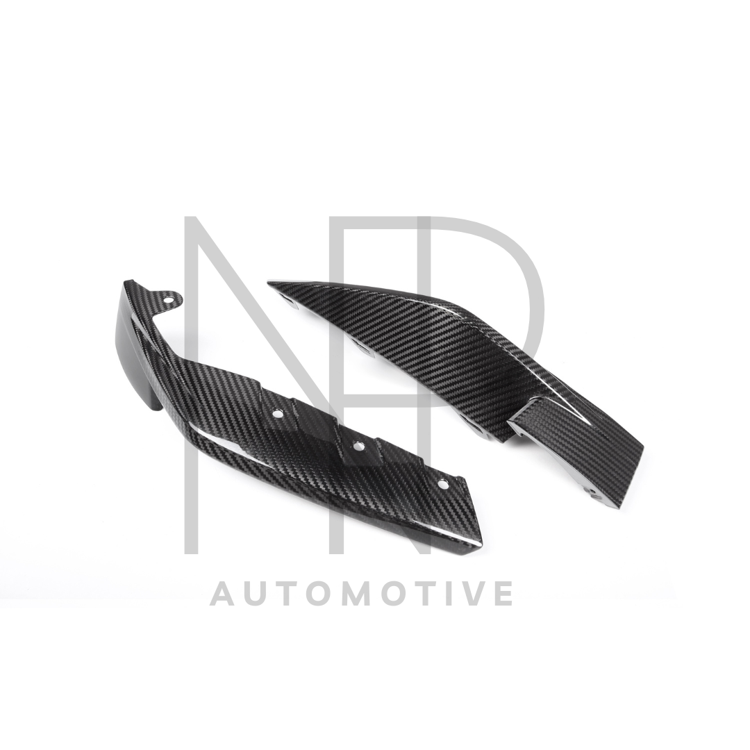 CANARD LATERALI ANTERIORI STILE OEM BMW M3 G80 M4 G82 CARBONIO DRY PRE PREG
