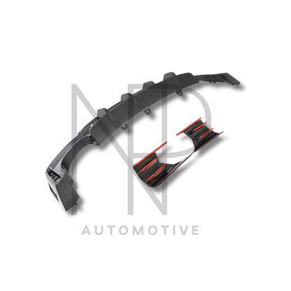 DIFFUSORE POSTERIORE AUDI RS6 RS7 C8 FIBRA DI CARBONIO NP STYLE