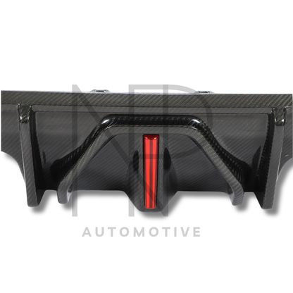 KIT DIFFUSORE POSTERIORE LED F1 IN FIBRA DI CARBONIO DRY BMW M4 G82 G83