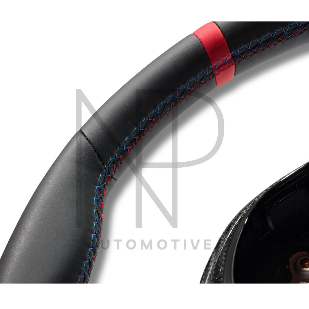 VOLANTE LCI BMW STILE M PELLE E CARBONIO BMW