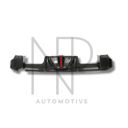 KIT DIFFUSORE POSTERIORE LED F1 IN FIBRA DI CARBONIO DRY BMW M4 G82 G83