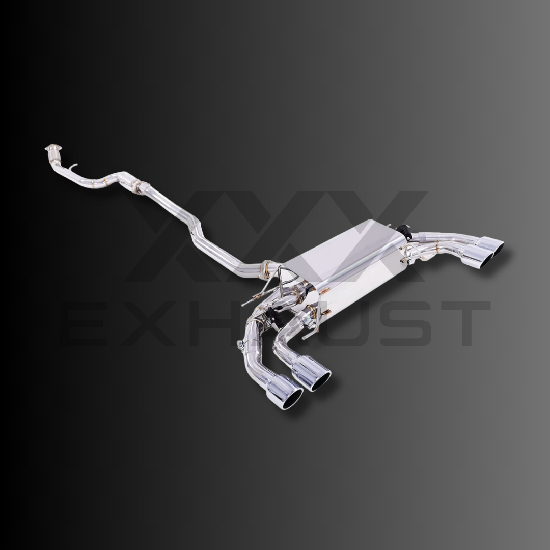 SCARICO INOX CATBACK CON VALVOLE ALFA ROMEO GIULIA 2.0T VELOCE