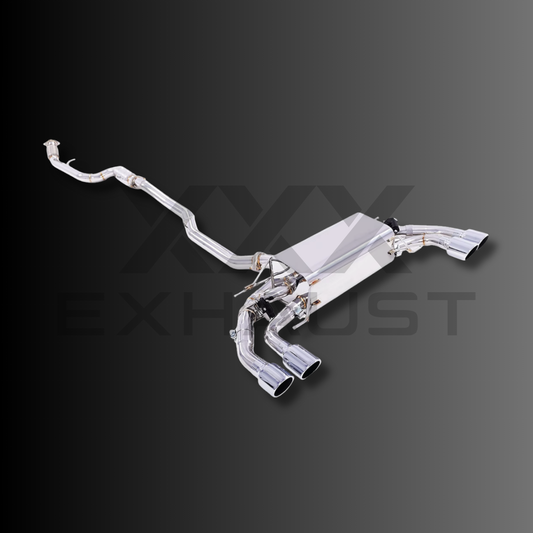 SCARICO INOX CATBACK CON VALVOLE ALFA ROMEO GIULIA 2.0T VELOCE