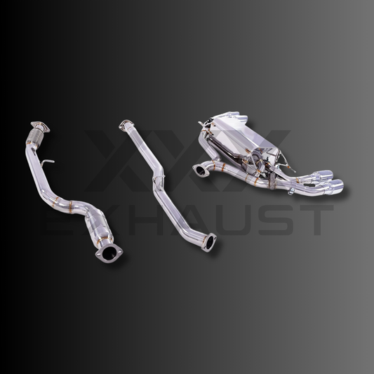 SCARICO INOX CATBACK CON VALVOLE ALFA ROMEO GIULIA 2.0T VELOCE