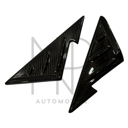 ANGOLI SPECCHIETTI PORTIERE ANTERIORI BMW M2 G87 SERIE 2 G42  FIBRA DI CARBONIO NP STYLE