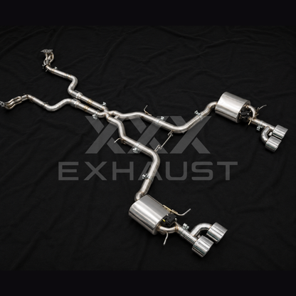 Catback Completo Mercedes-Benz C63 AMG W204 S204 Valvolato 6.2 V8 M156