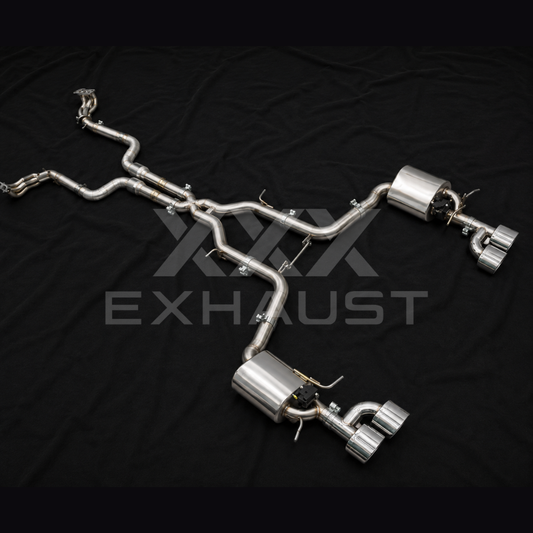 Catback Completo Mercedes-Benz C63 AMG W204 S204 Valvolato 6.2 V8 M156