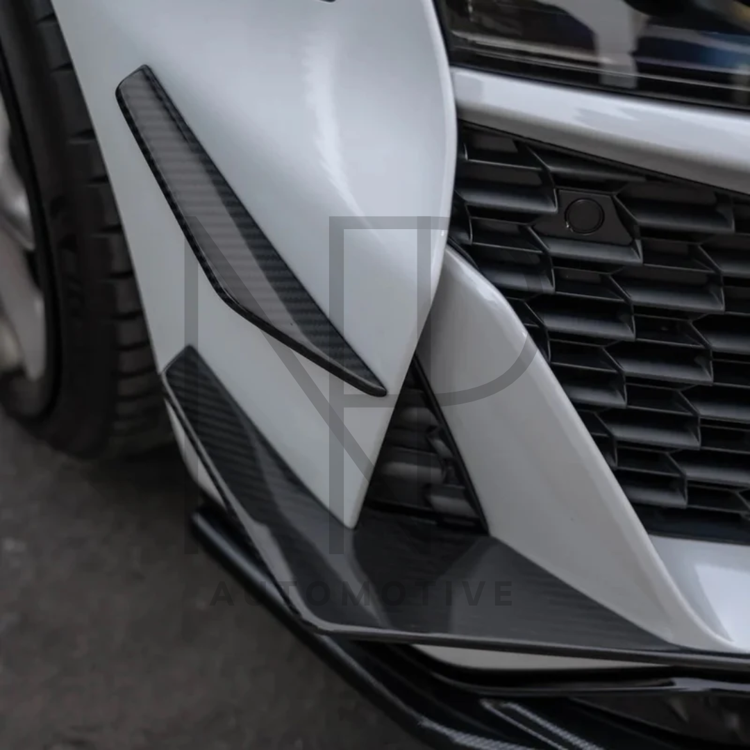 CANARD ANTERIORI AUDI R8 RESTYLING 2019 FIBRA DI CARBONIO STILE GT