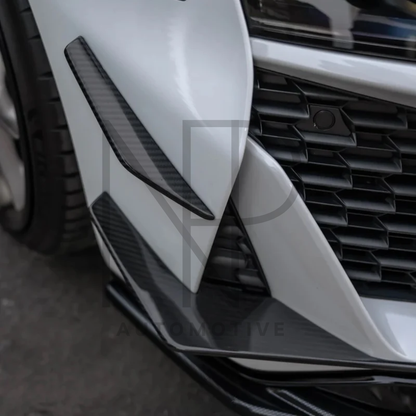 CANARD ANTERIORI AUDI R8 RESTYLING 2019 FIBRA DI CARBONIO STILE GT