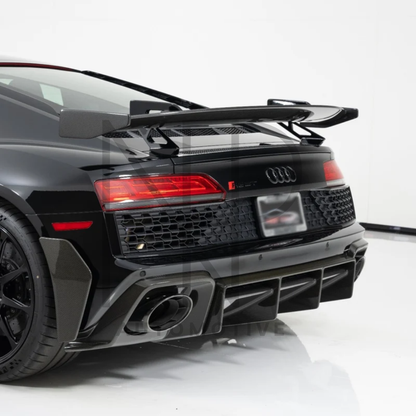 DIFFUSORE POSTERIORE AUDI R8 RESTYLING 2019 FIBRA DI CARBONIO STILE GT